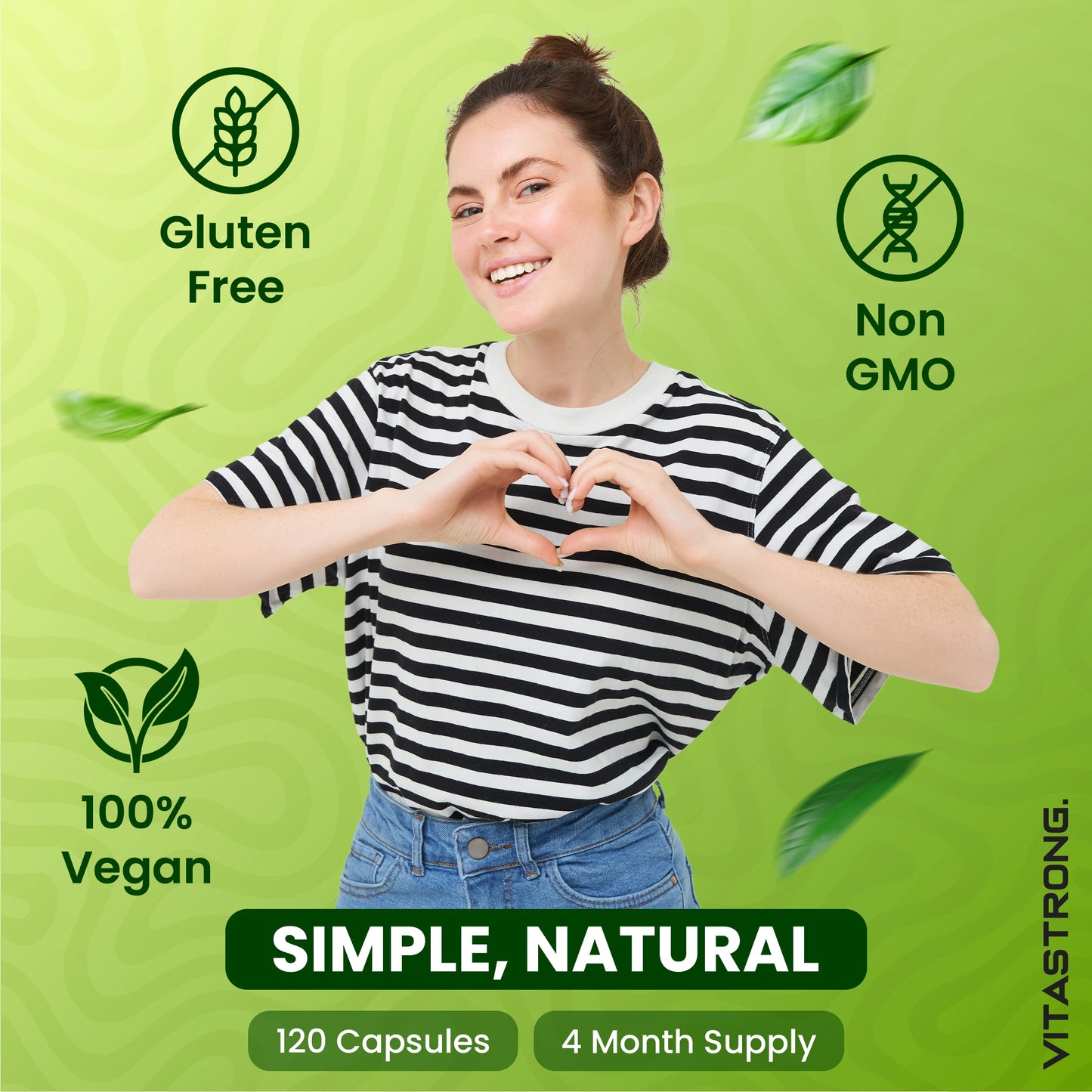 Coenzyme Q10 200Mg High Dosage, 1 Capsule per Day for 4 Months, 120 Capsules Coq10 200Mg Each, Q10 Coenzyme Premium Quality, Gluten-Or Gmo-Free, Supplement Made in Italy Certified
