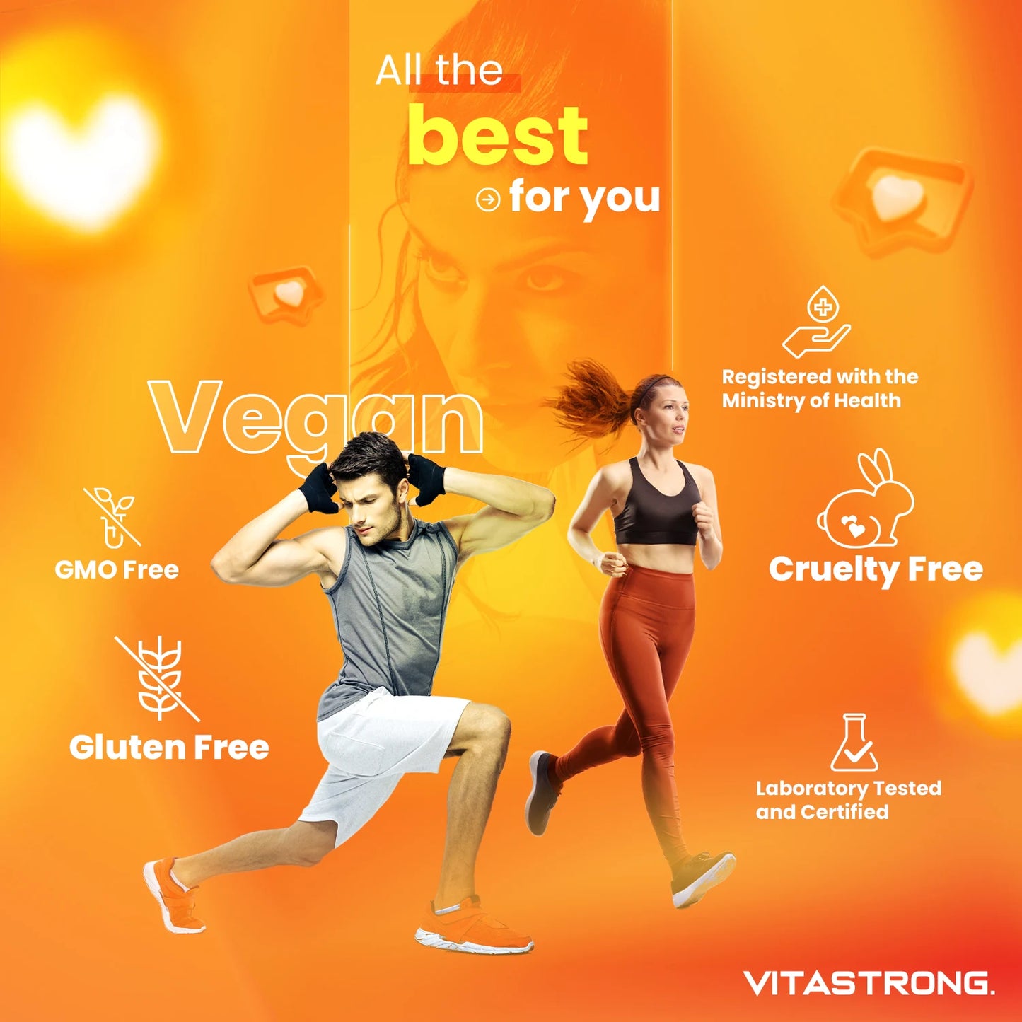Vitastrong Complete Multivitamin Premium Quality, 13 Essential Vitamins High Dosage, Multivitamin for Men and Women Made in Italy, Pure and Certified Multivitamin Supplement, Multivitamin
