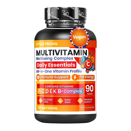 Vitastrong Complete Multivitamin Premium Quality, 13 Essential Vitamins High Dosage, Multivitamin for Men and Women Made in Italy, Pure and Certified Multivitamin Supplement, Multivitamin